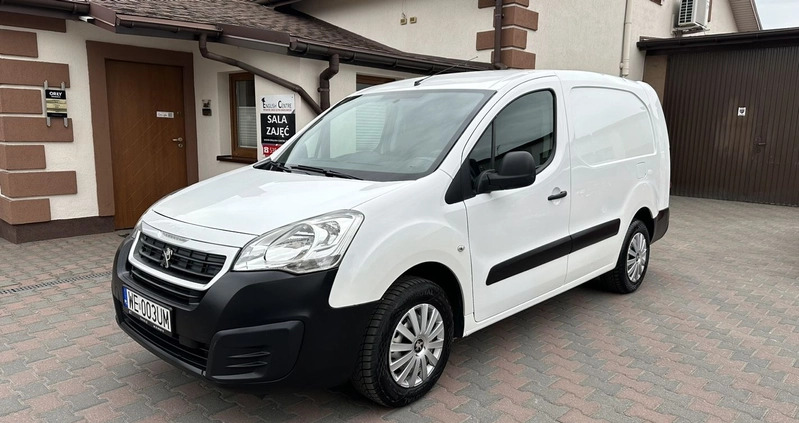 Peugeot Partner cena 36900 przebieg: 198500, rok produkcji 2018 z Pabianice małe 56